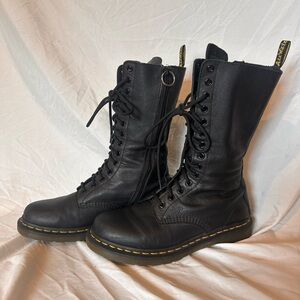 Dr. Martens Black Leather Boots 14 hole Boots